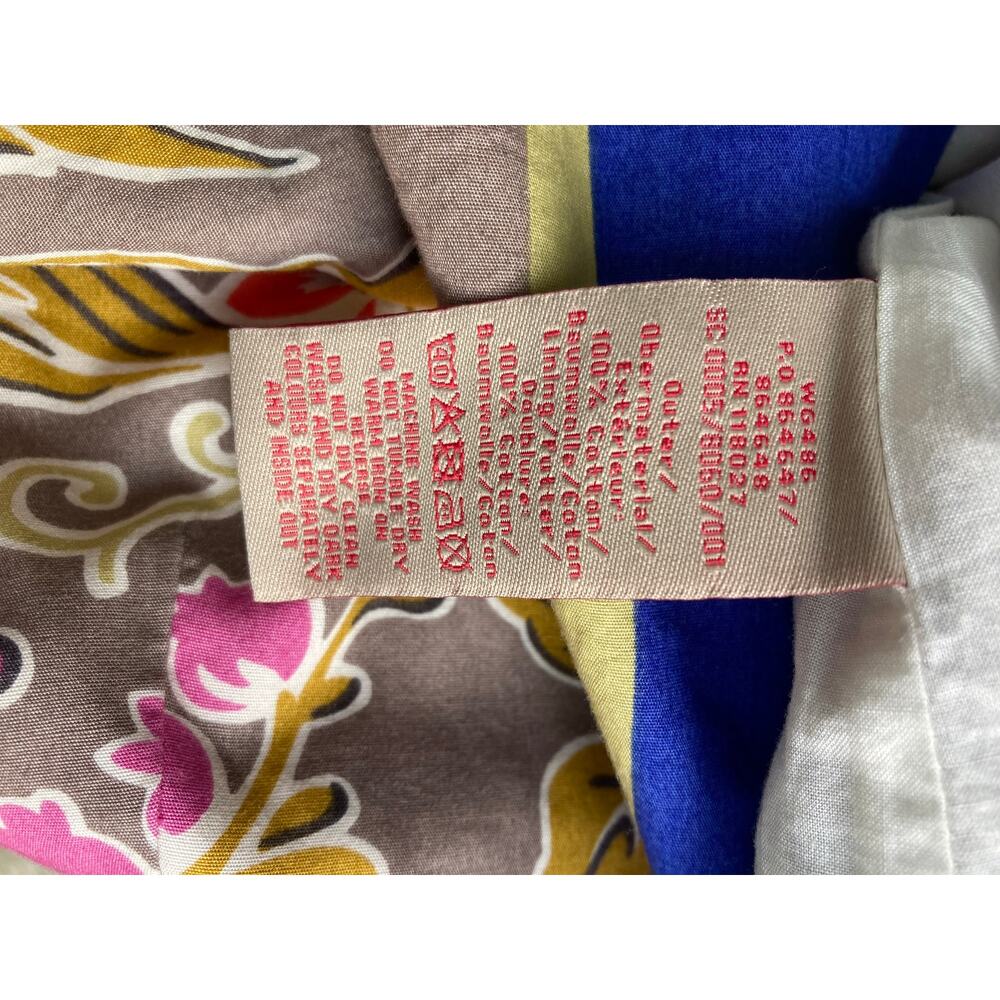 Boden - A Line Party/Intricate Vibrant Floral & Paisley Knee Length Skirt  - 4 - Picture 8 of 8